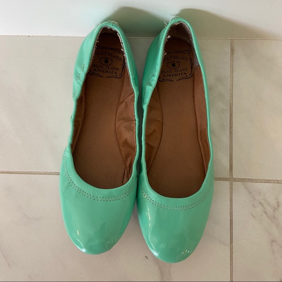 Lucky Brand Shoes - Lucky Brand turquoise/teal ballet flats